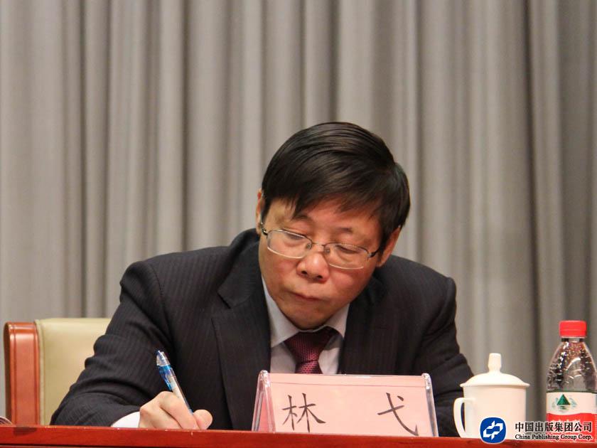 中国出版集团公司副总裁林弋出席大会