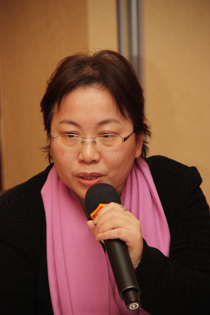《外国文学评论》主编苏玲在研讨会上发言