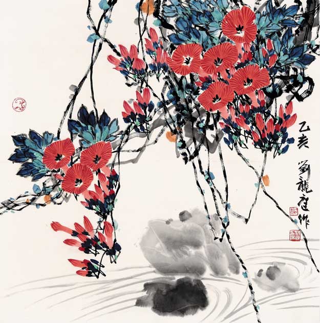 中国美术出版总社 刘龙庭——花满枝头