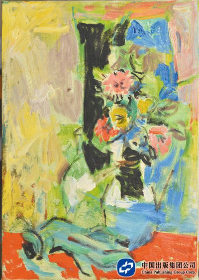 无题，布面油画（45.5×32.5厘米）