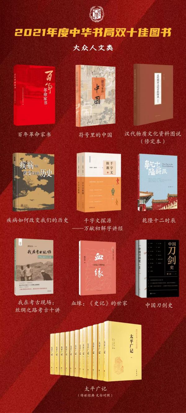 专家读者评出2021年度中华书局双十佳图书-书讯-精品图书-中国出版集团公司