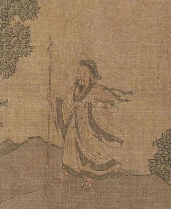 李公麟（传）《渊明隐归图卷》局部 美国弗利尔博物馆藏