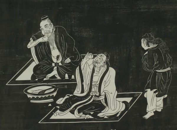 赵孟頫《陶渊明像传》长卷局部 日本早稻田大学藏